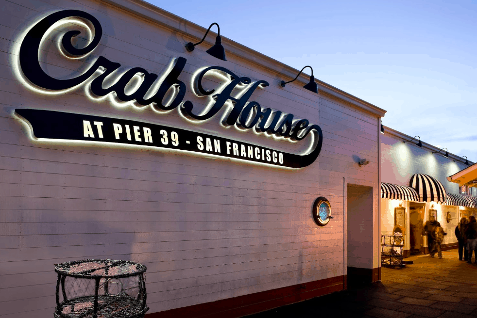 CRAB HOUSE AT PIER 39, San Francisco - Fisherman's Wharf - Menu
